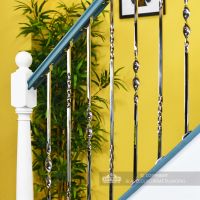 Set of 2 "Alessi" Alternating Stair Spindles - Pattern 1