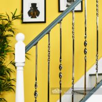 Set of 2 "Alessi" Alternating Stair Spindles - Pattern 1