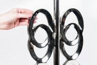 “Locklyn Loft” Contemporary Bright Chrome Lamp 