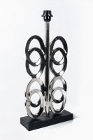 “Locklyn Loft” Contemporary Bright Chrome Lamp 