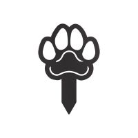 Close-Up of Paw Print Topper