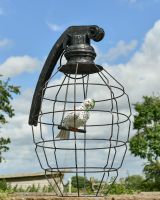 Recycled Metal "Peace Confined" Sculpture