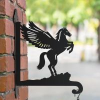 Pegasus hanging basket bracket in the park Pegasus hanging basket bracket in the park