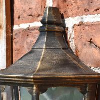 View of the Traditional Design on the Top of the Wall Light View of the Traditional Design on the Top of the Wall Light