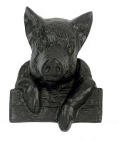 Percy Pig Door Knocker in Black