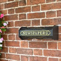 Period Wall Mounted Newspaper Holder Period Wall Mounted Newspaper Holder