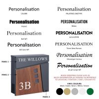 Fonts Available for the Personalisation