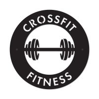 Personalised Gym Routine Black Wall Art on White Background