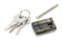 Pewter 5-Pin Single Cylinder & Keys