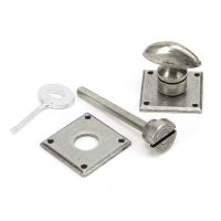 Pewter Diamond Bathroom Thumb Lock Parts