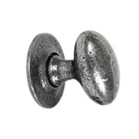 Pewter Oval Door Knob