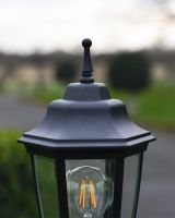 Close up of pillar Light
