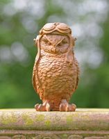 Cast Iron Pilot Owl Sculpture Cast Iron Pilot Owl Sculpture
