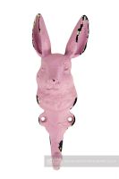 Pink Shabby chic Rabbit Hook