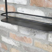 Close-up of the Metal Shelf