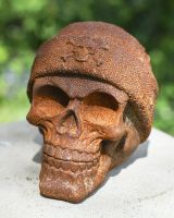 Cast Iron Pirate Skull Ornament
