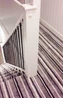 Plain Twist Stair Spindles In Situ In Contempory Home