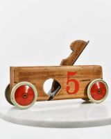 #5 Vintage Wood Plane Car