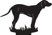 Plott Dog Weathervane