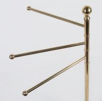 Polished Brass Free Standing Towel Rail