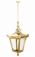Brass Victorian Chain Lantern Brass Victorian Chain Lantern