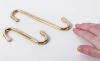 Polished Brass S Hook