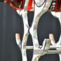 Wine Bottle Being Held in the Wine Rack