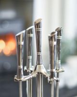 Close Up Of Polished "Argenti" Companion Set Handles