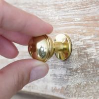 Polished Brass Ball Cabinet Knob Polished Brass Ball Cabinet Knob