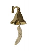Wall Mounted Polished Brass Bell Wall Mounted Polished Brass Bell