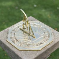 Polished Brass "Copernicus" Sundial - 250mm Polished Brass "Copernicus" Sundial - 250mm
