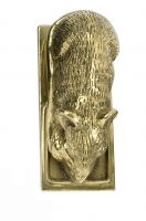 Polished Brass Dormouse Door Knocker Polished Brass Dormouse Door Knocker