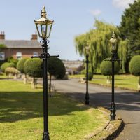 Harrogate Polished Brass Lamp Post Range 2.25m