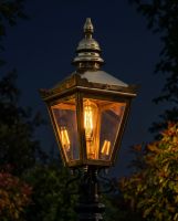 Polished Brass Harrogate Lantern 54cm Digital Illustration At Night Polished Brass Harrogate Lantern 54cm Digital Illustration At Night