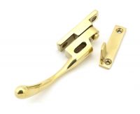 Polished Brass Night-Vent Locking Window Fastener - Left Handed Parts