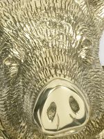 Polished Brass Percy Pig Door Knocker