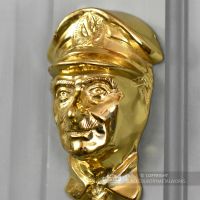 Polished Brass Sailor Door Knocker
