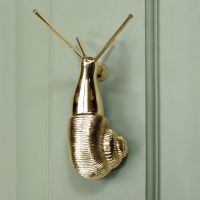 Polished Brass Snail Door Knocker