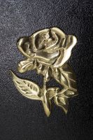 Deluxe Polished Brass “Tudor Rose” Wall Mounted Post Box