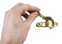 Polished Brass Wedge Fastener  Polished Brass Wedge Fastener