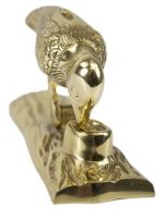 Polished Brass Woodpecker Door Knocker