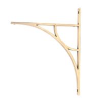 Polished Bronze "Ascension" Arched Crescent Shelf Bracket - 314mm x 250mm