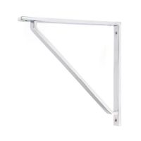 Polished Chrome "Emmanuel" Modern Shelf Bracket - 200mm x 200mm