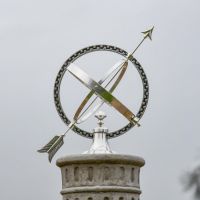 Polished Chrome "Almwick Manor" Armillary - 37cm