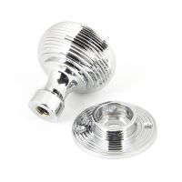 Polished Chrome Door Knobs with Detatchable Rose Polished Chrome Door Knobs with Detatchable Rose