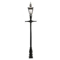 Harrogate Bright Chrome Lamp Post 2.25m