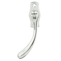 Polished Chrome Peardrop Window Handle Left Hand Side