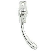 Polished Chrome Peardrop Window Handle Right Handed