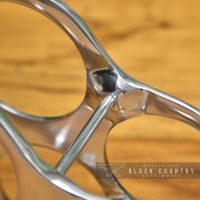 Top View of the Polished Nickel "Cloud" Wine Rack