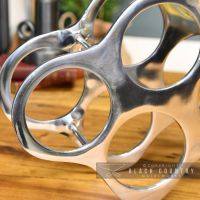 Close-up of the Polished Nickel Finish